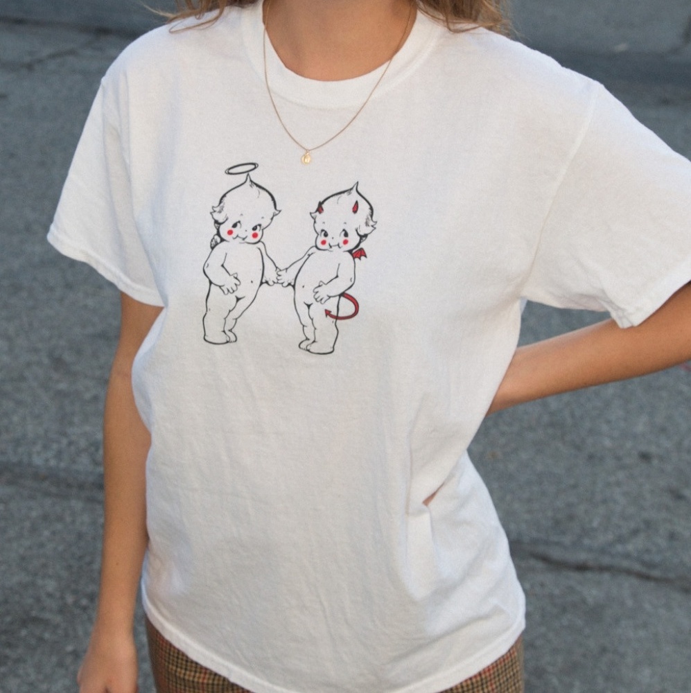 Angel and Devil Brandy Melville Top